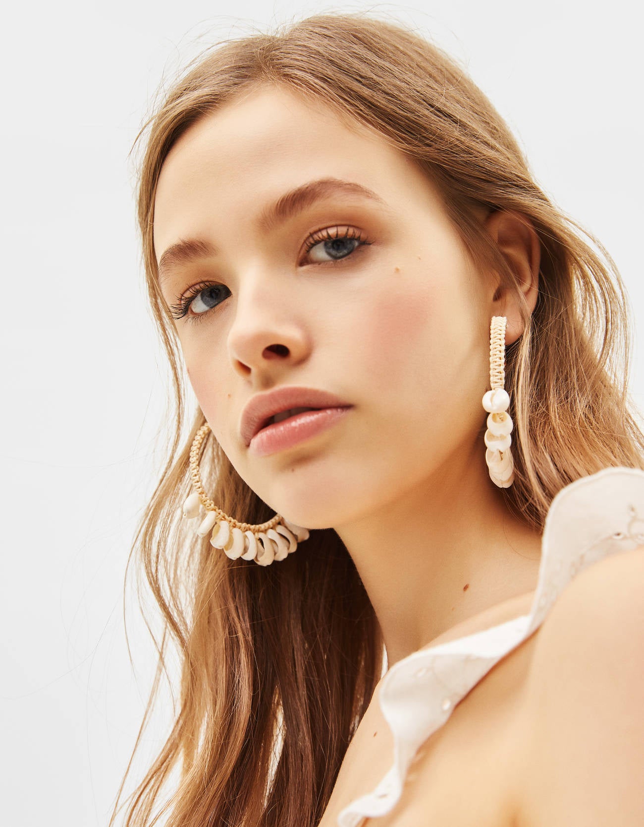 Seashell hoop earrings - Image 4