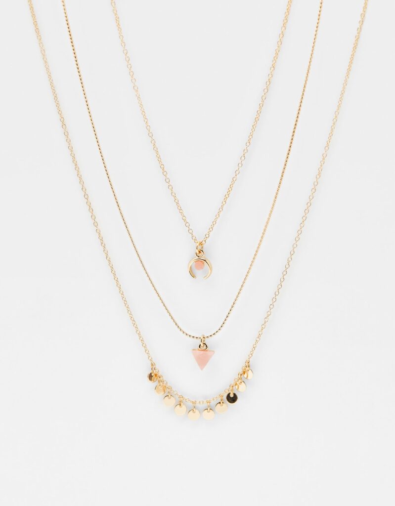 Set of chain necklaces