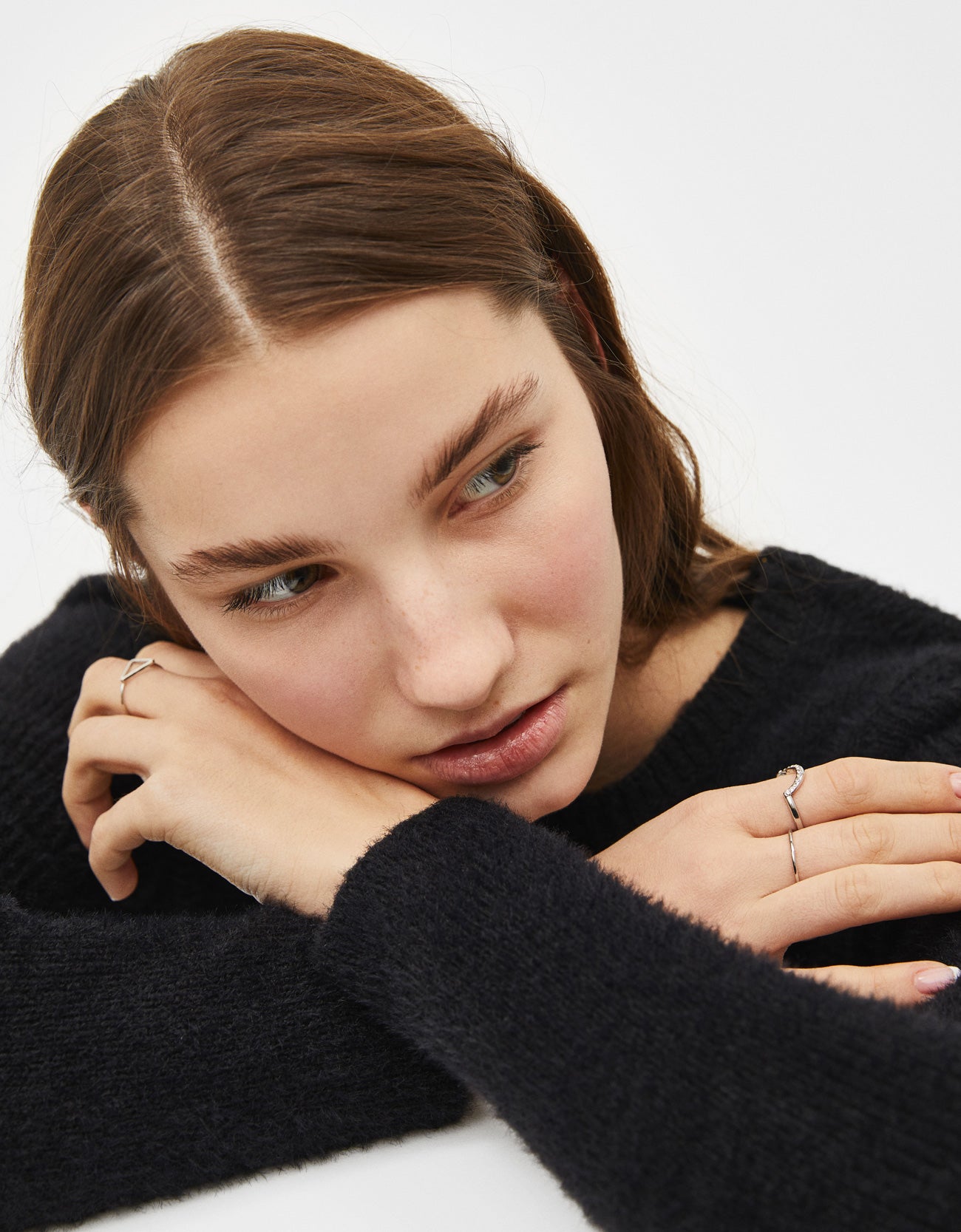 Set of diamanté rings - Image 4